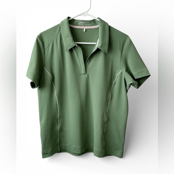Nike Tops - ⛳️ Nike Olive Green Polo Shirt - Large